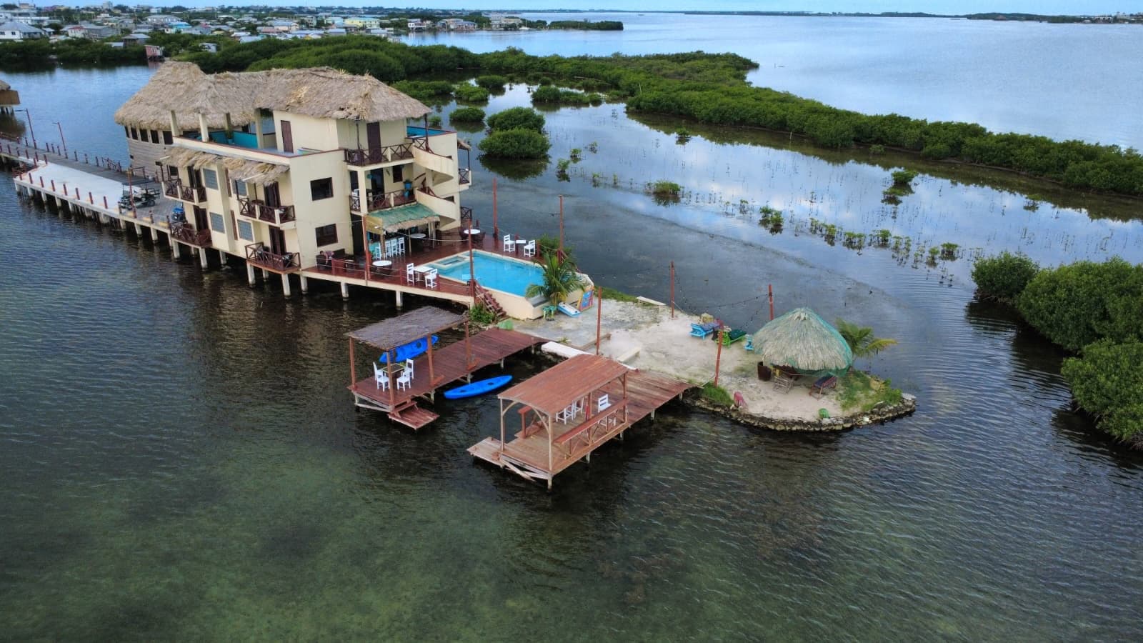 Mangrove Bay Dock Fishing in San Pedro, Ambergris Caye