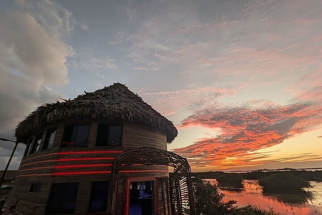 The Mayan Restaurant at Lina Point — overwater dining above the Caribbean